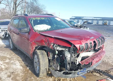 2015 Jeep Cherokee Sport z USA, uszkodzony, nr VIN 1C4PJMAB1FW765386